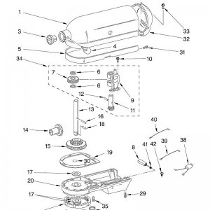 Bild 1 zu Artikel KitchenAid-Ersatzteile Funkentstörsatz RFI-Filter Nr. 38 
