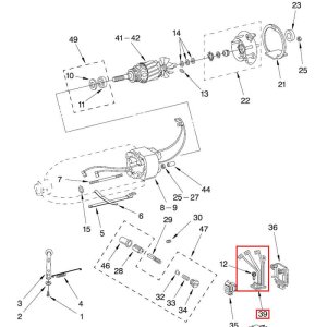 Bild 1 zu Artikel KitchenAid-Ersatzteile Steuerplatine Nr. 39 (Speed Phase Control Board) 