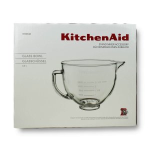 Bild 2 zu Artikel KitchenAid Glasschüssel 4,83 Liter mit Silikondeckel für Artisan, Classic und UltraPower  (5 Qt.), KitchenAid-Zubehör 