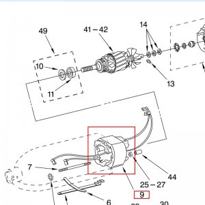 Bild 1 zu Artikel KitchenAid-Ersatzteile Stator 230 Volt, Field Assembly Nr. 9 